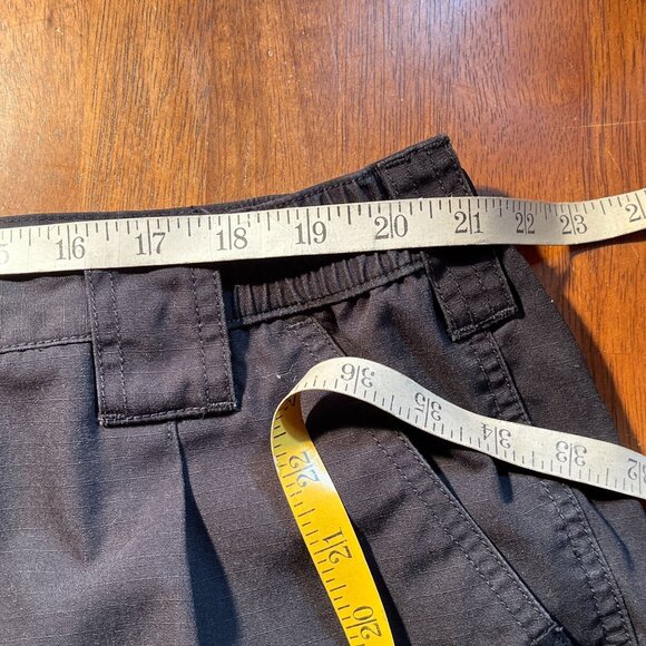 511 Tactical Cargo Pants 44x31 Black Stryke Ripstop Double Knee Hunting Workwear - Picture 14 of 16